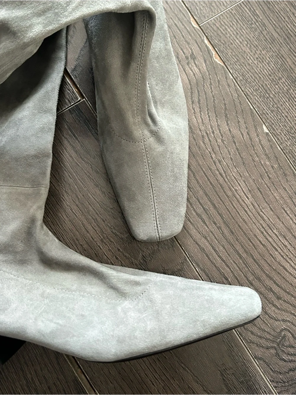 By Far OTK Boots in Gray 36